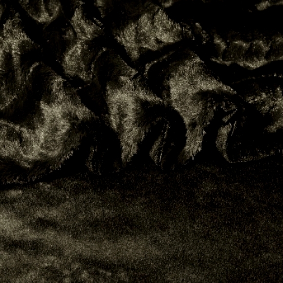 Soft KING Size Bed /Oversized Queen Neutral Dark Brown Faux Fur Blanket New - Picture 7 of 13